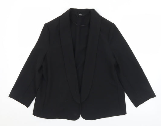 F&F Womens Black   Jacket  Size 14