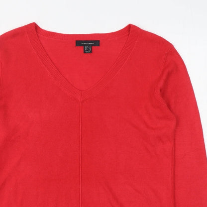Womens UK Size 10 Atmosphere Red Pullover Jumper