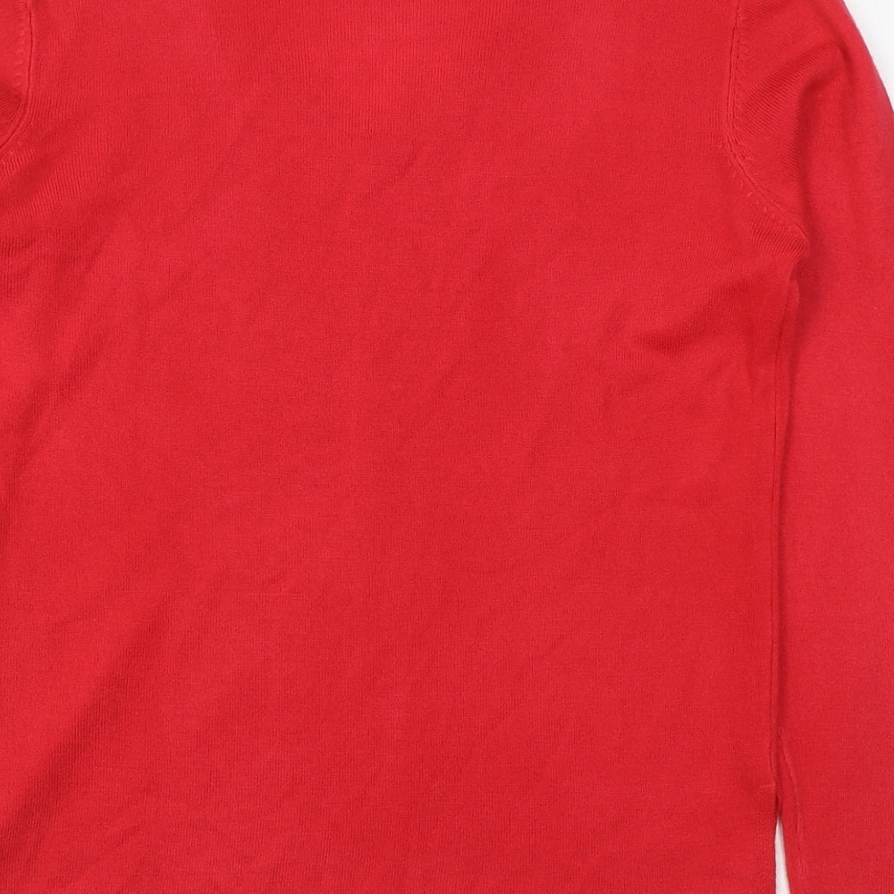Womens UK Size 10 Atmosphere Red Pullover Jumper