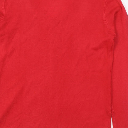Womens UK Size 10 Atmosphere Red Pullover Jumper