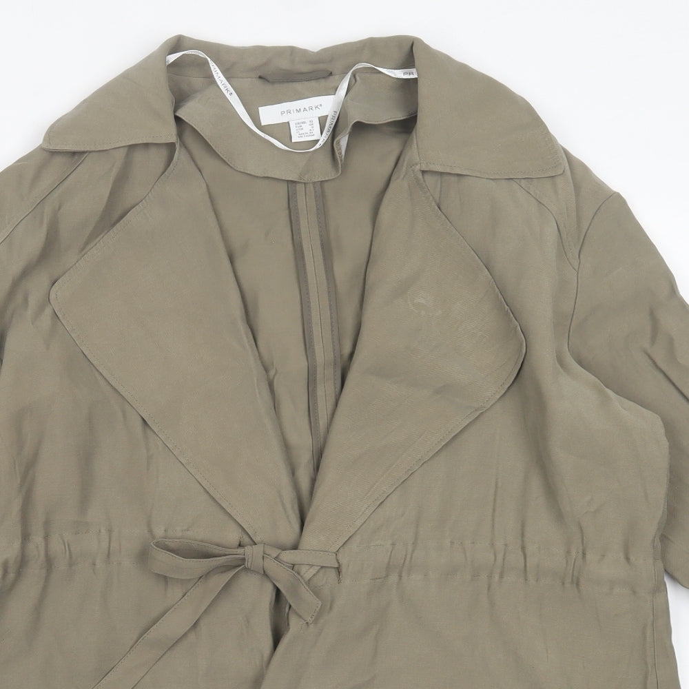 Primark Womens Green   Jacket  Size 10  Button