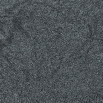 Stradivarius Womens Grey Round Neck  Acrylic Pullover Jumper Size S