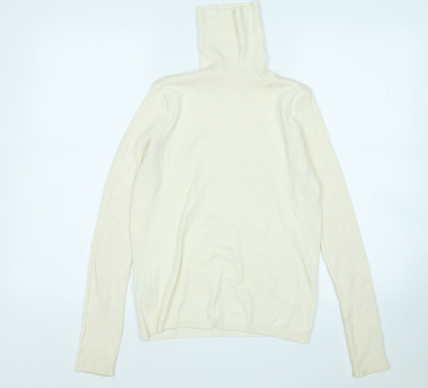 Womens UK Size M MNG Yellow Pullover Jumper