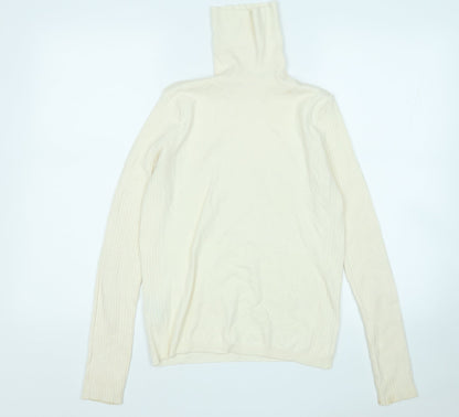 Womens UK Size M MNG Yellow Pullover Jumper