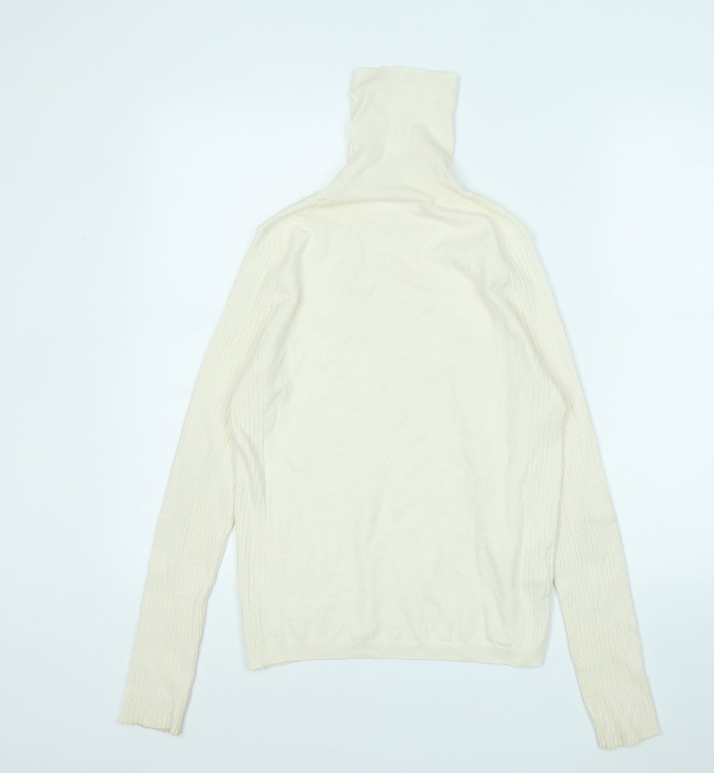 Womens UK Size M MNG Yellow Pullover Jumper