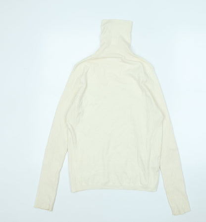 Womens UK Size M MNG Yellow Pullover Jumper