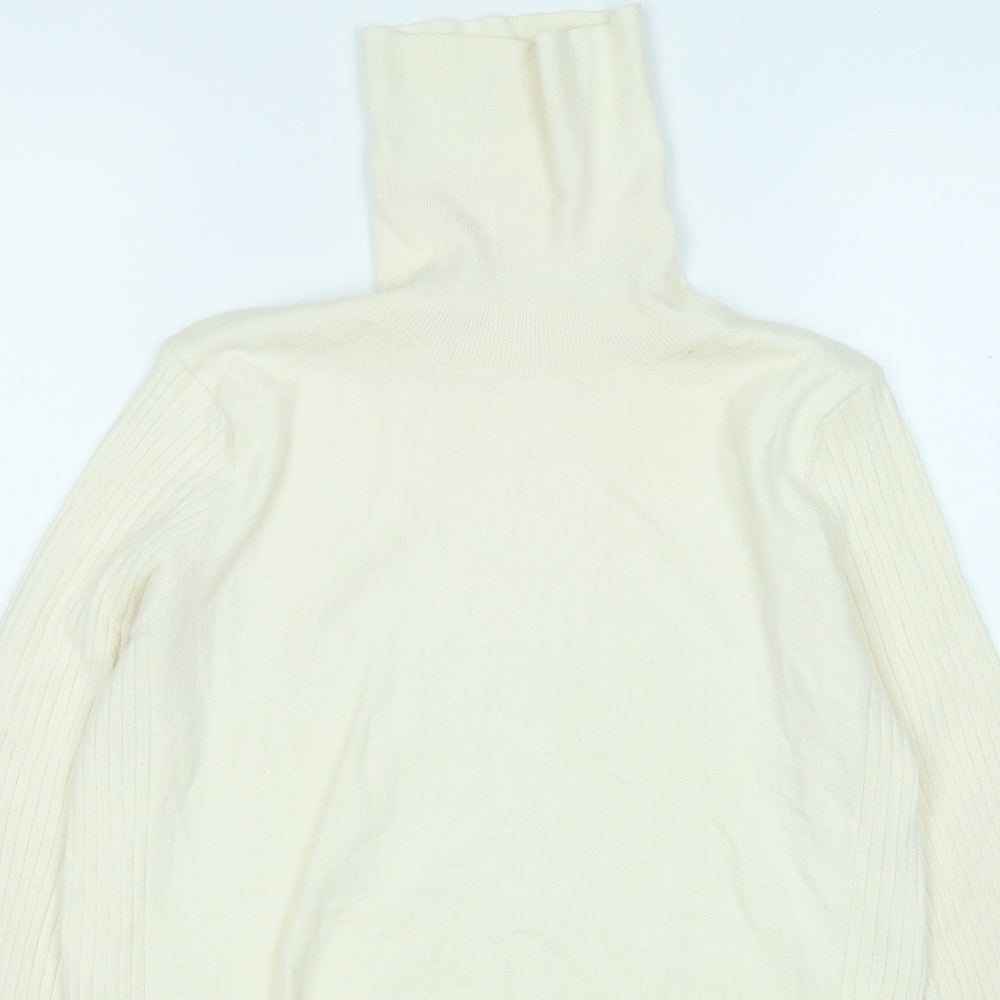 Womens UK Size M MNG Yellow Pullover Jumper