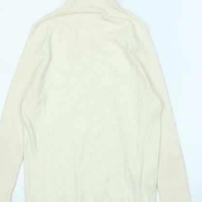 Womens UK Size M MNG Yellow Pullover Jumper