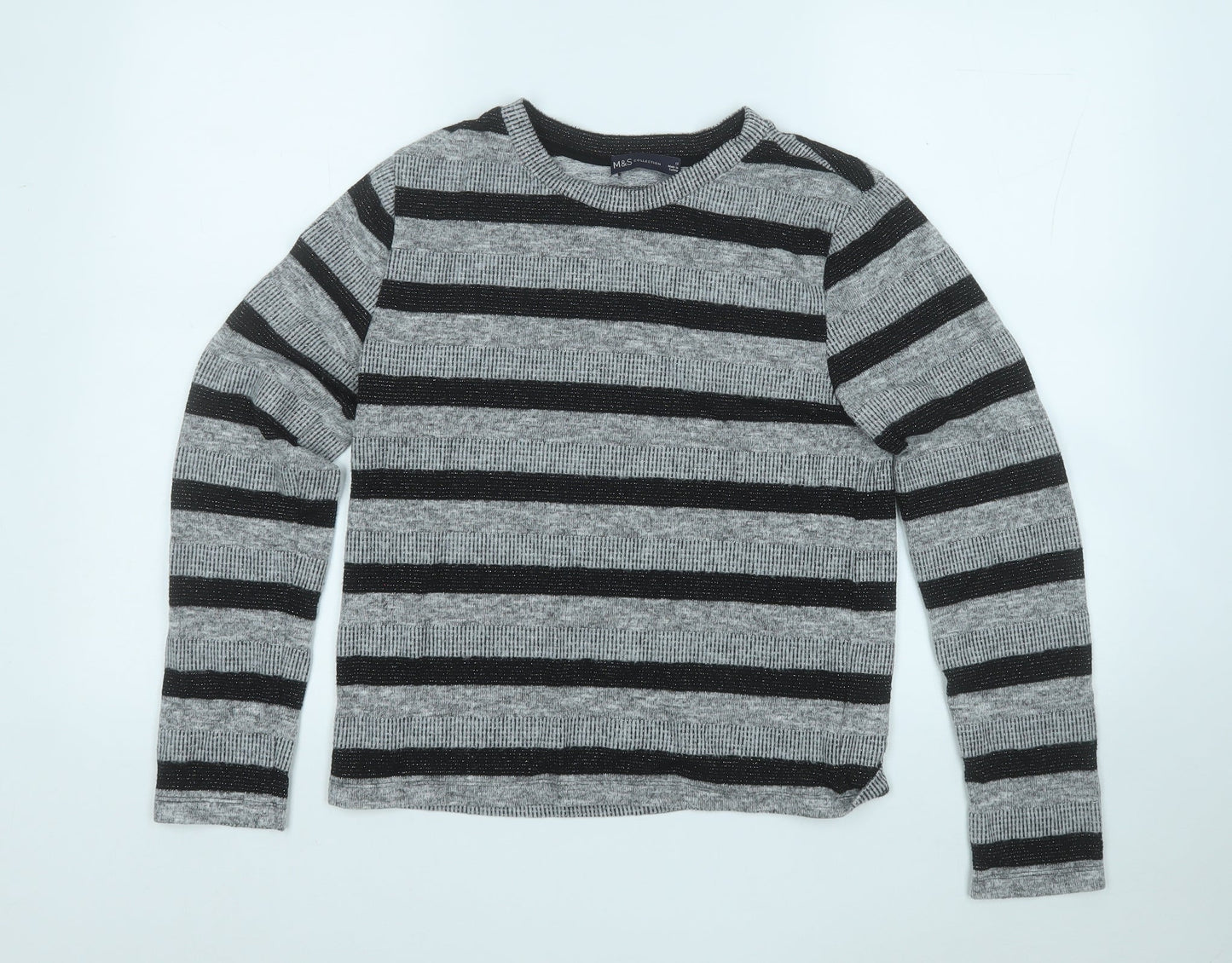 Womens UK Size 12 Marks and Spencer Grey Pullover Jumper