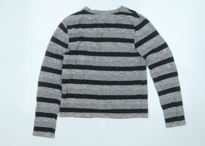 Womens UK Size 12 Marks and Spencer Grey Pullover Jumper