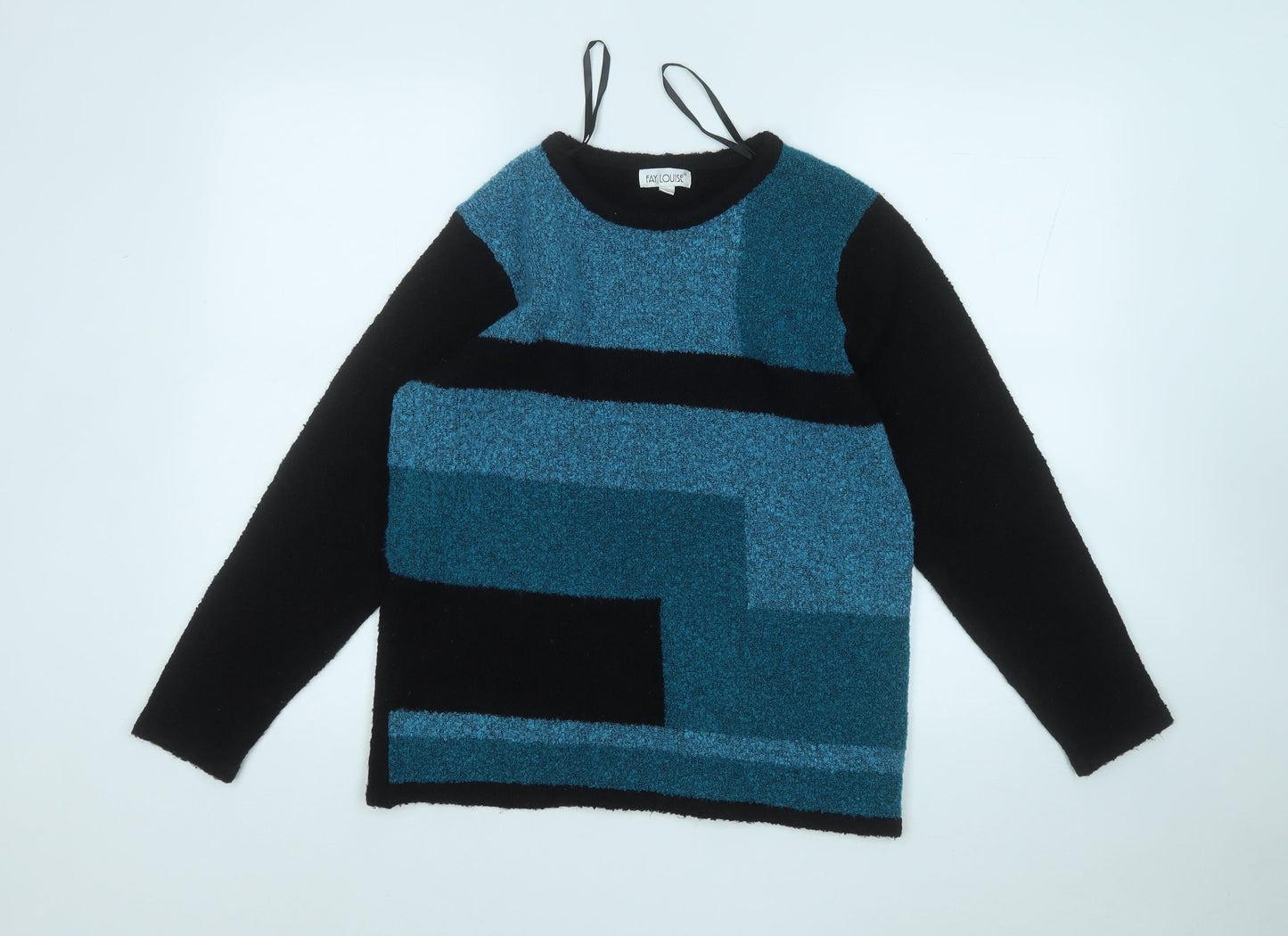 Womens UK Size S FAY LOUISE Blue Pullover Jumper
