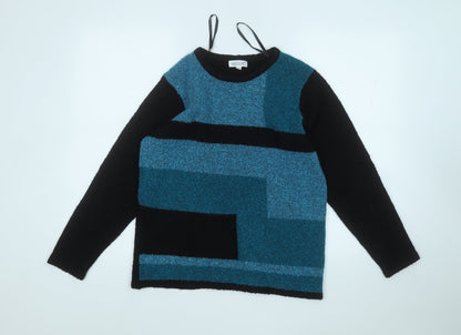 Womens UK Size S FAY LOUISE Blue Pullover Jumper