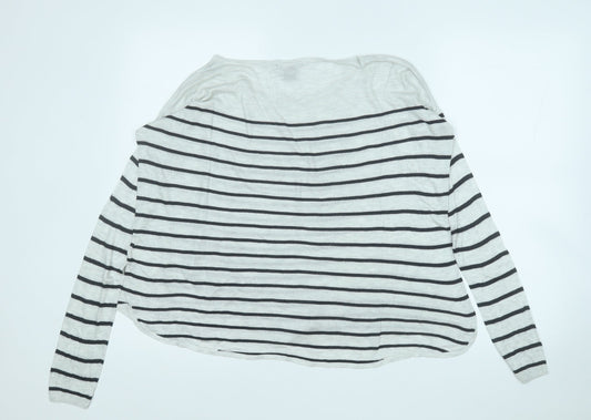 Womens UK Size S H&M White Pullover Jumper