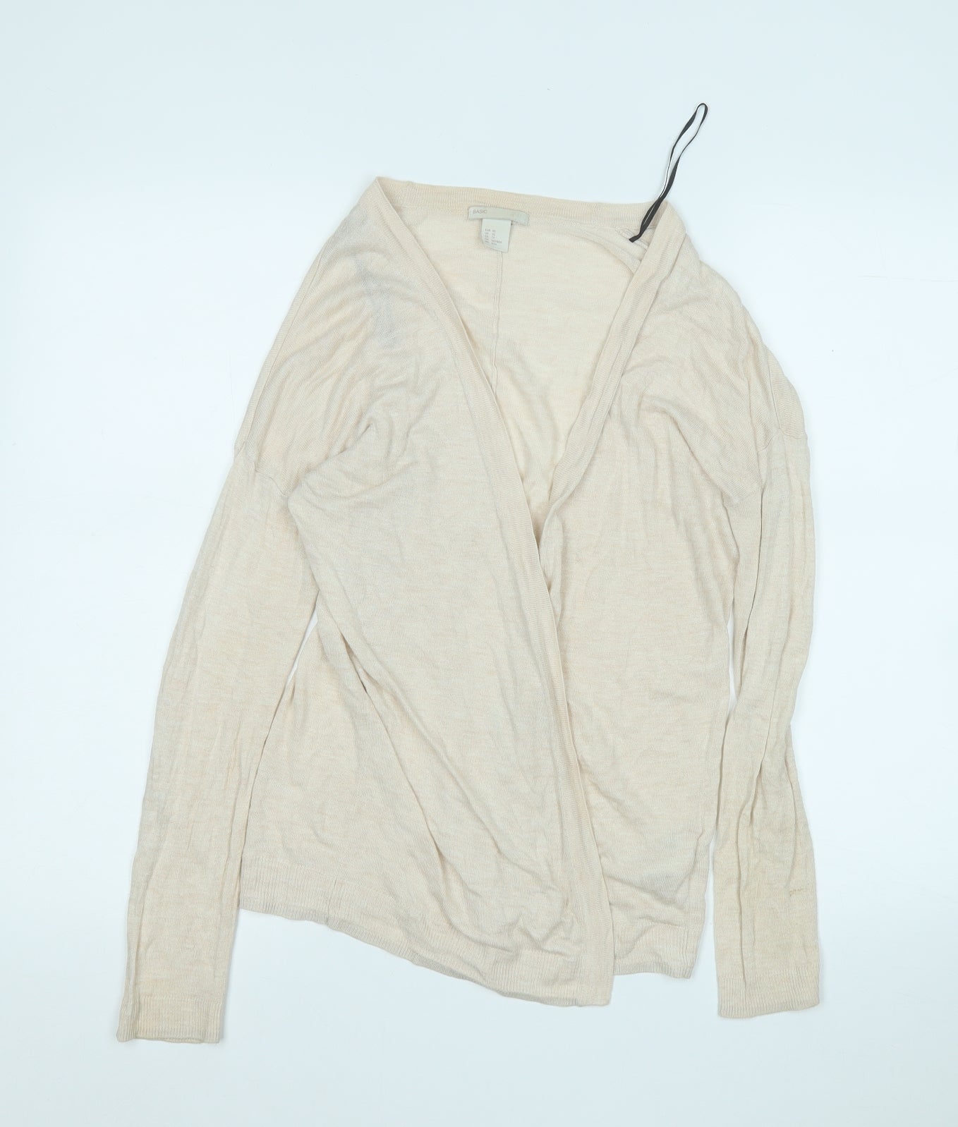 Womens UK Size XS H&M Beige Cardigan Jumper
