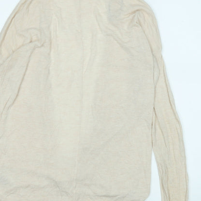 Womens UK Size XS H&M Beige Cardigan Jumper