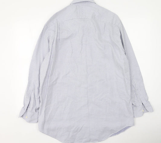 Mens UK Size 42 Charles Tyrwhitt Blue  Button-Up Long Sleeve Casual Shirt