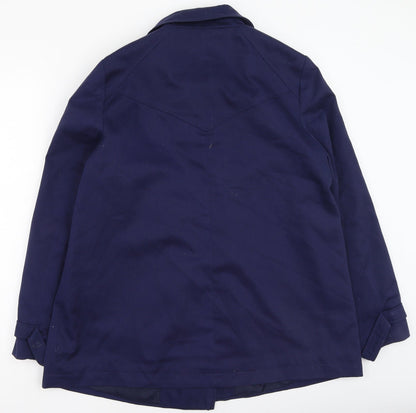 George  Womens Blue   Trench Coat Coatigan Size 16