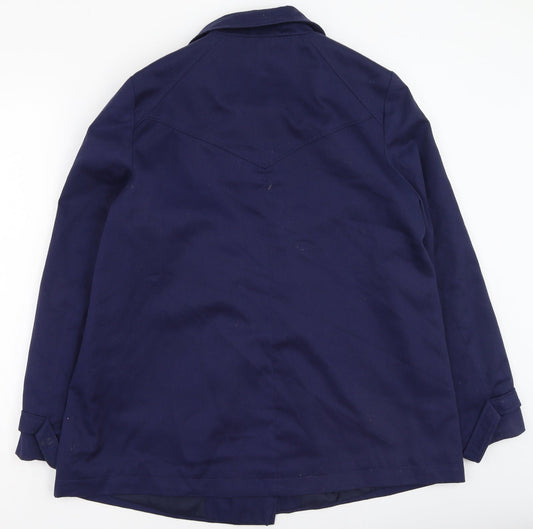 George  Womens Blue   Trench Coat Coatigan Size 16