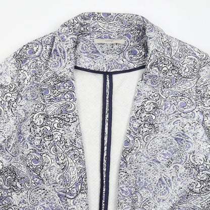 George Womens Blue Paisley  Jacket  Size 14
