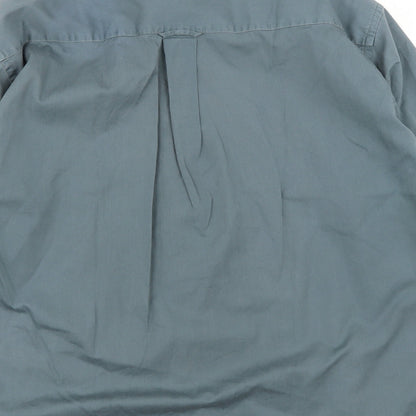 Mens UK Size L James Cowan Green  Button-Up Long Sleeve Casual Shirt