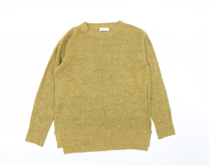 Womens UK Size S Matalan Yellow Pullover Jumper