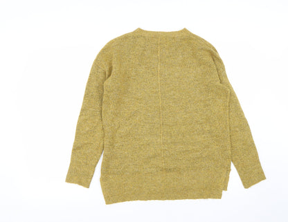 Womens UK Size S Matalan Yellow Pullover Jumper