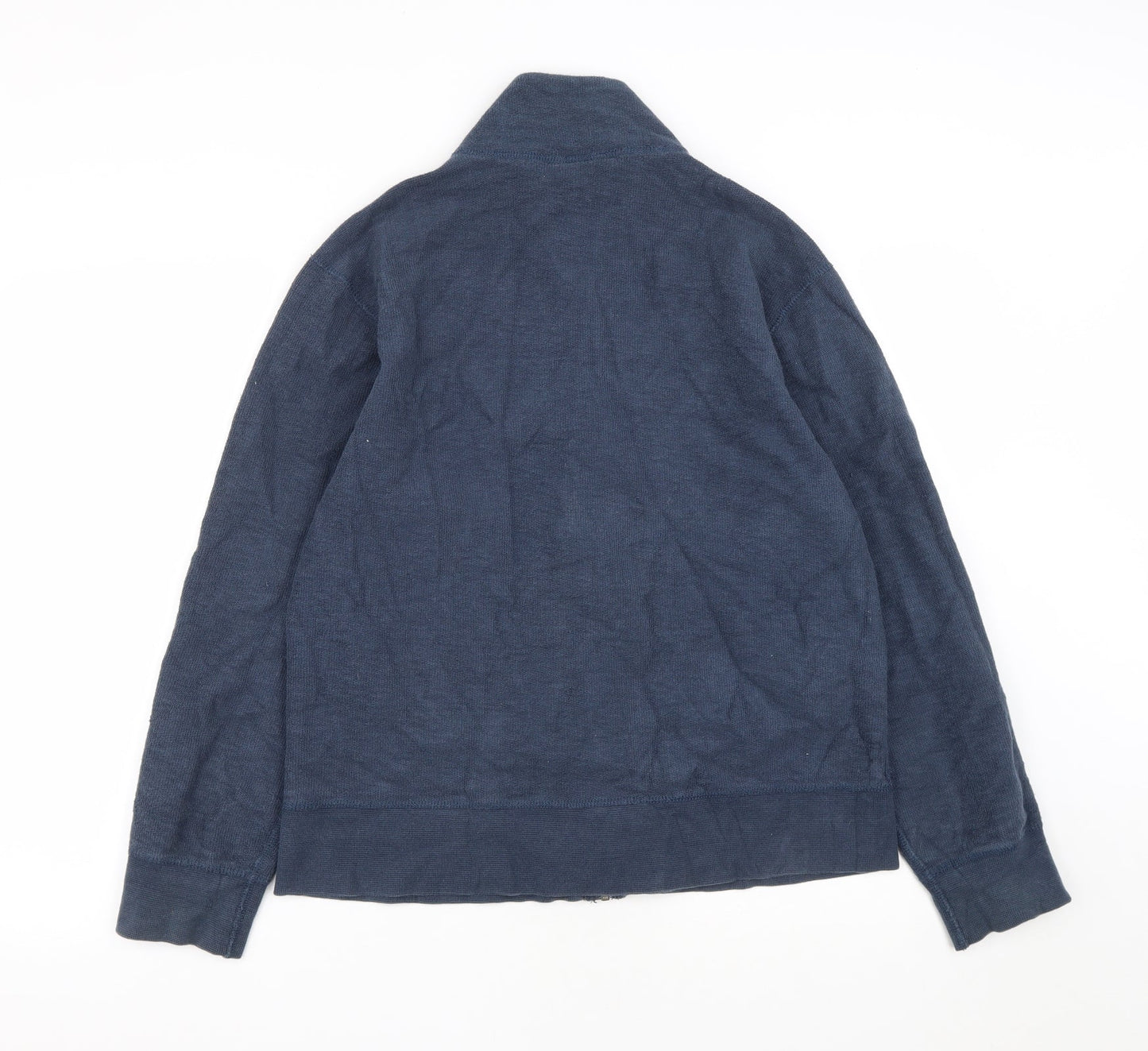 Mens UK Size S Gap Blue Full Zip Sweatshirt