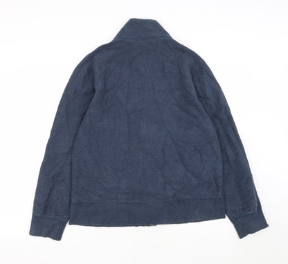 Mens UK Size S Gap Blue Full Zip Sweatshirt
