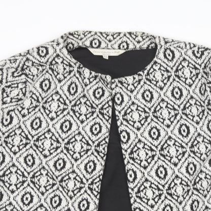 F&F Womens Black Geometric  Jacket  Size 16