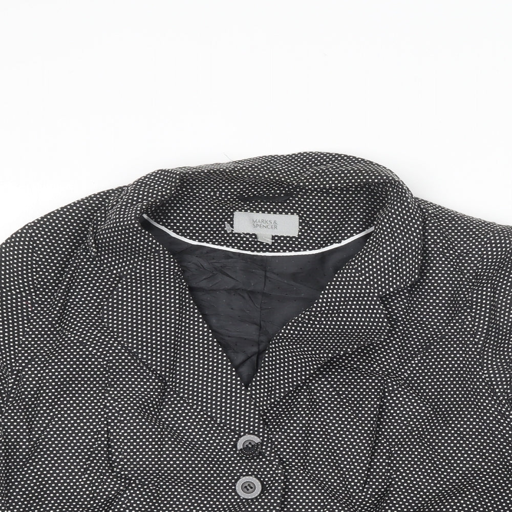 Womens UK Size 16 Marks and Spencer Black Jacket
