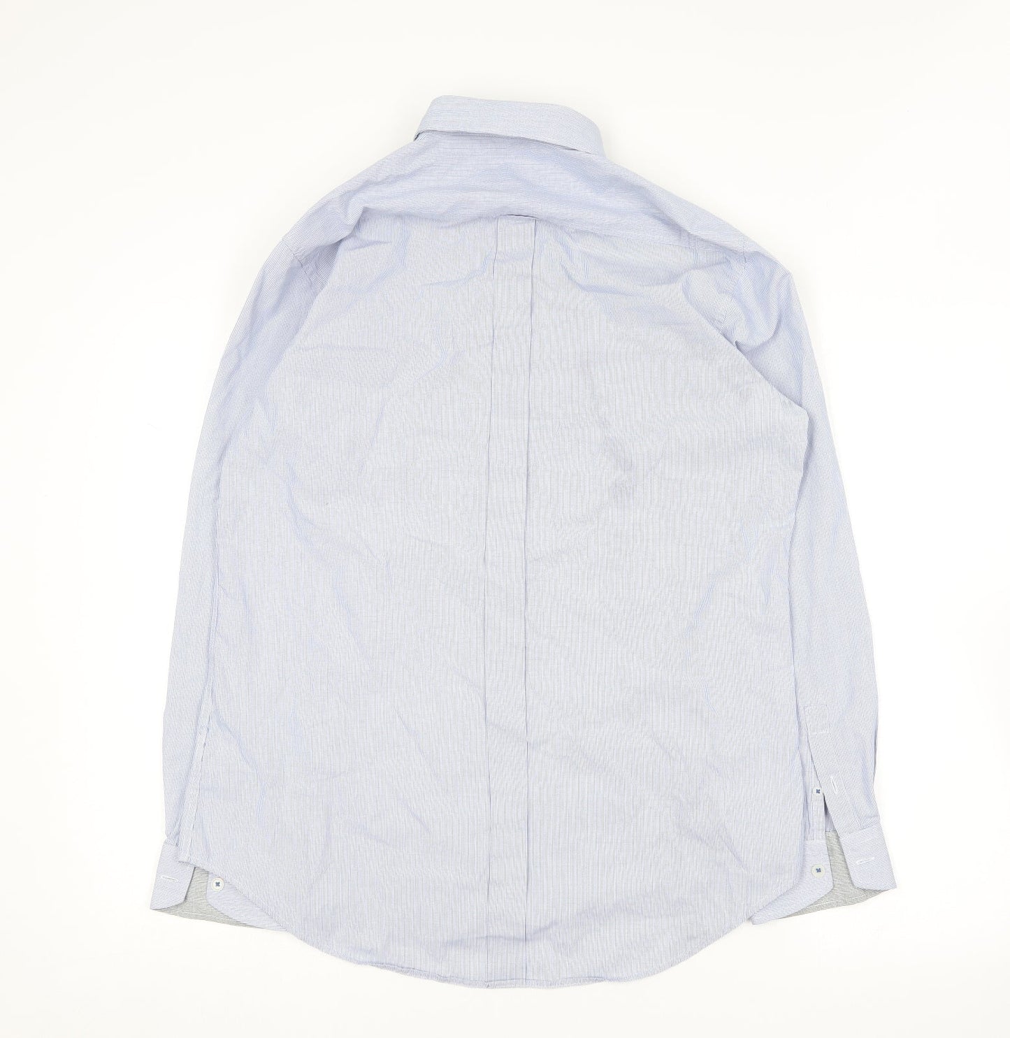 Mens UK Size L Padini Blue  Button-Up Long Sleeve Casual Shirt