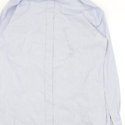 Mens UK Size L Padini Blue  Button-Up Long Sleeve Casual Shirt