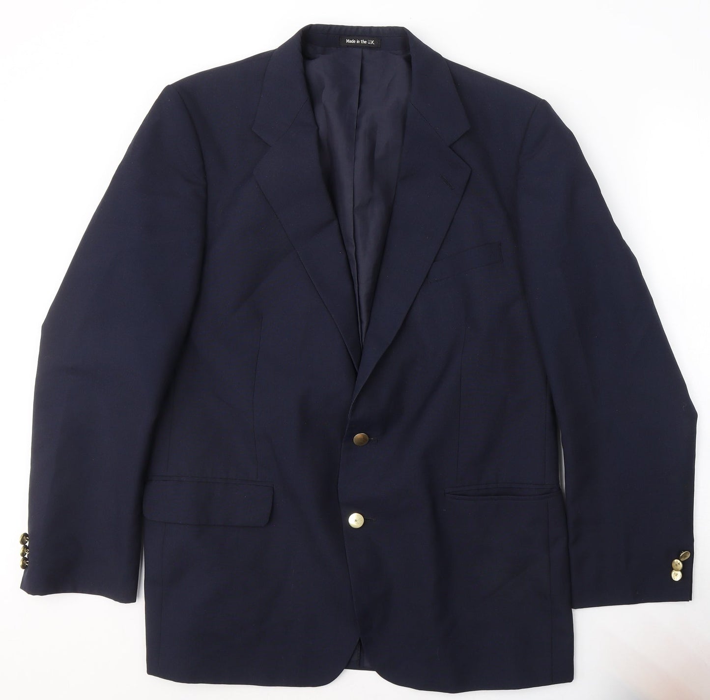 Mens UK Size 42 Preworn Regular Blue Suit Jacket