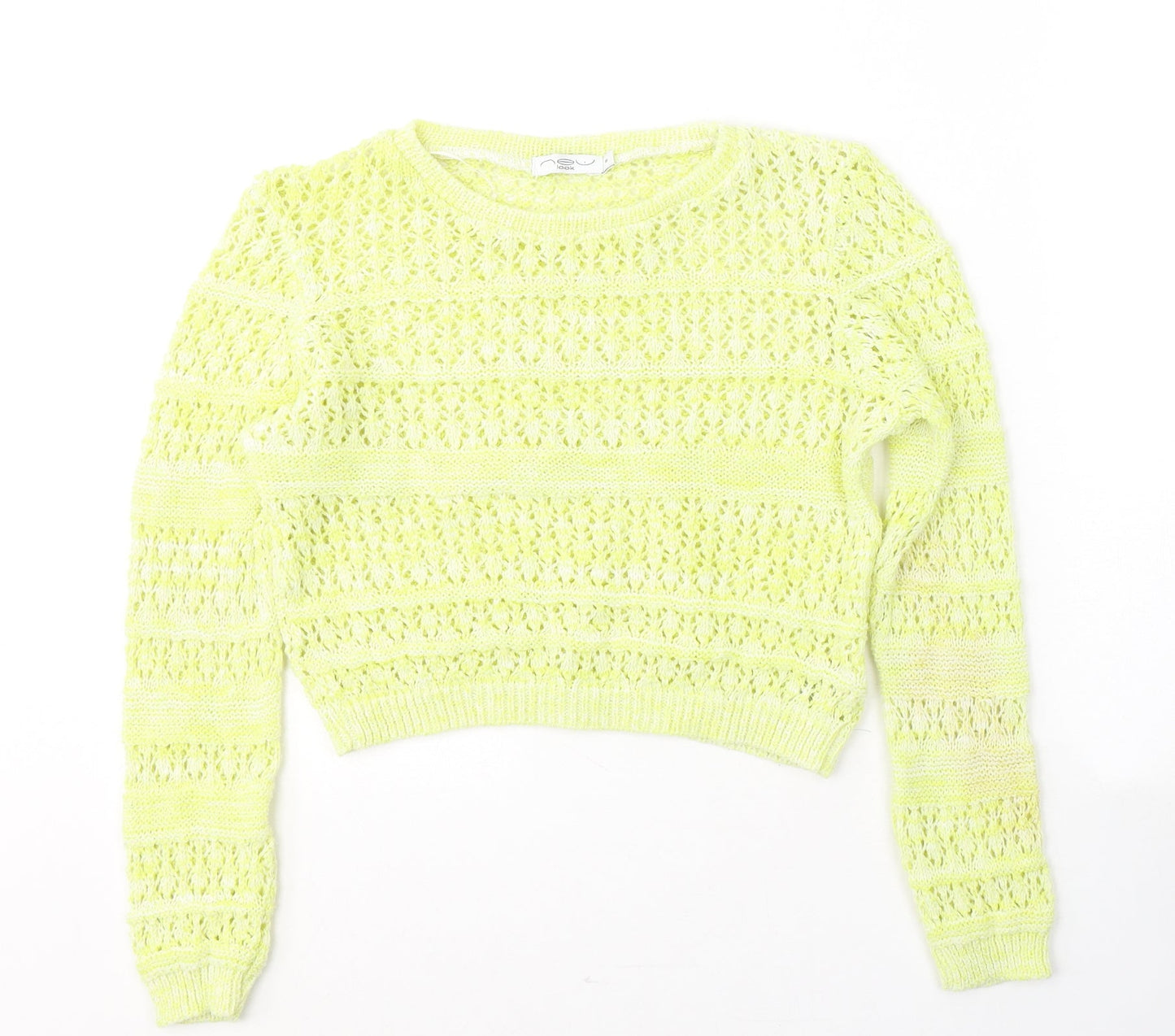 Womens UK Size 8 New Look Green Pullover Jumper