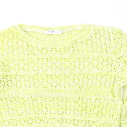 Womens UK Size 8 New Look Green Pullover Jumper