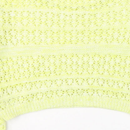 Womens UK Size 8 New Look Green Pullover Jumper