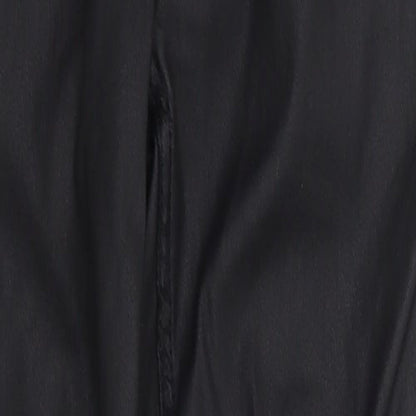 New Look  Womens Black  Viscose Trousers  Size 10 L25 in Regular Zip - Lift & Shape