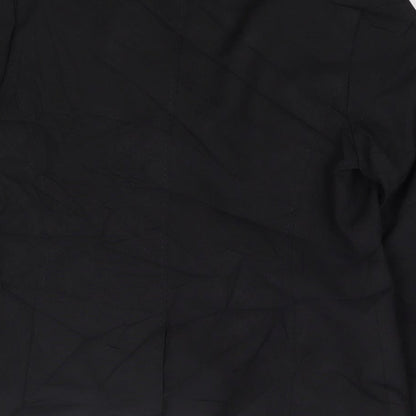 F&F Womens Black  Polyester Jacket Suit Jacket Size 14