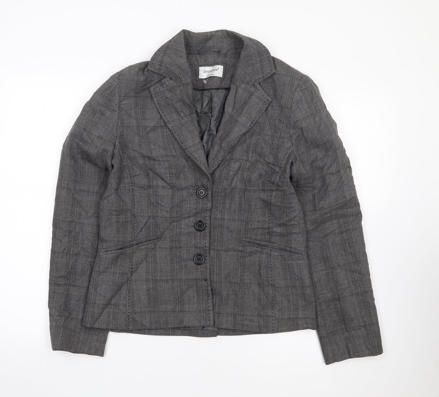 Primark Womens Grey  Polyester Jacket Suit Jacket Size 12