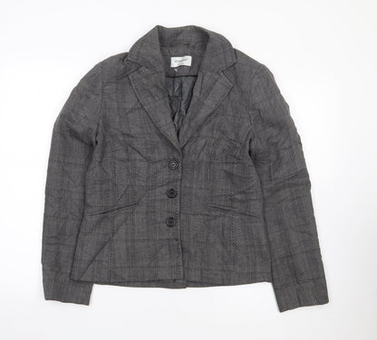 Primark Womens Grey  Polyester Jacket Suit Jacket Size 12
