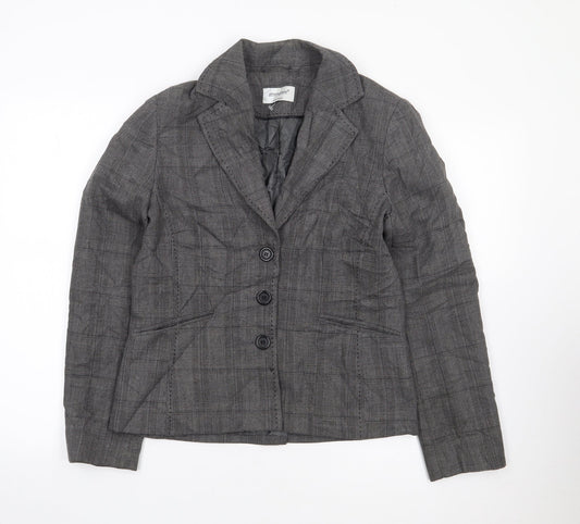 Primark Womens Grey  Polyester Jacket Suit Jacket Size 12