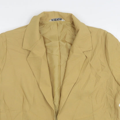 Berkertex Womens Beige  Polyester Jacket Blazer Size 16