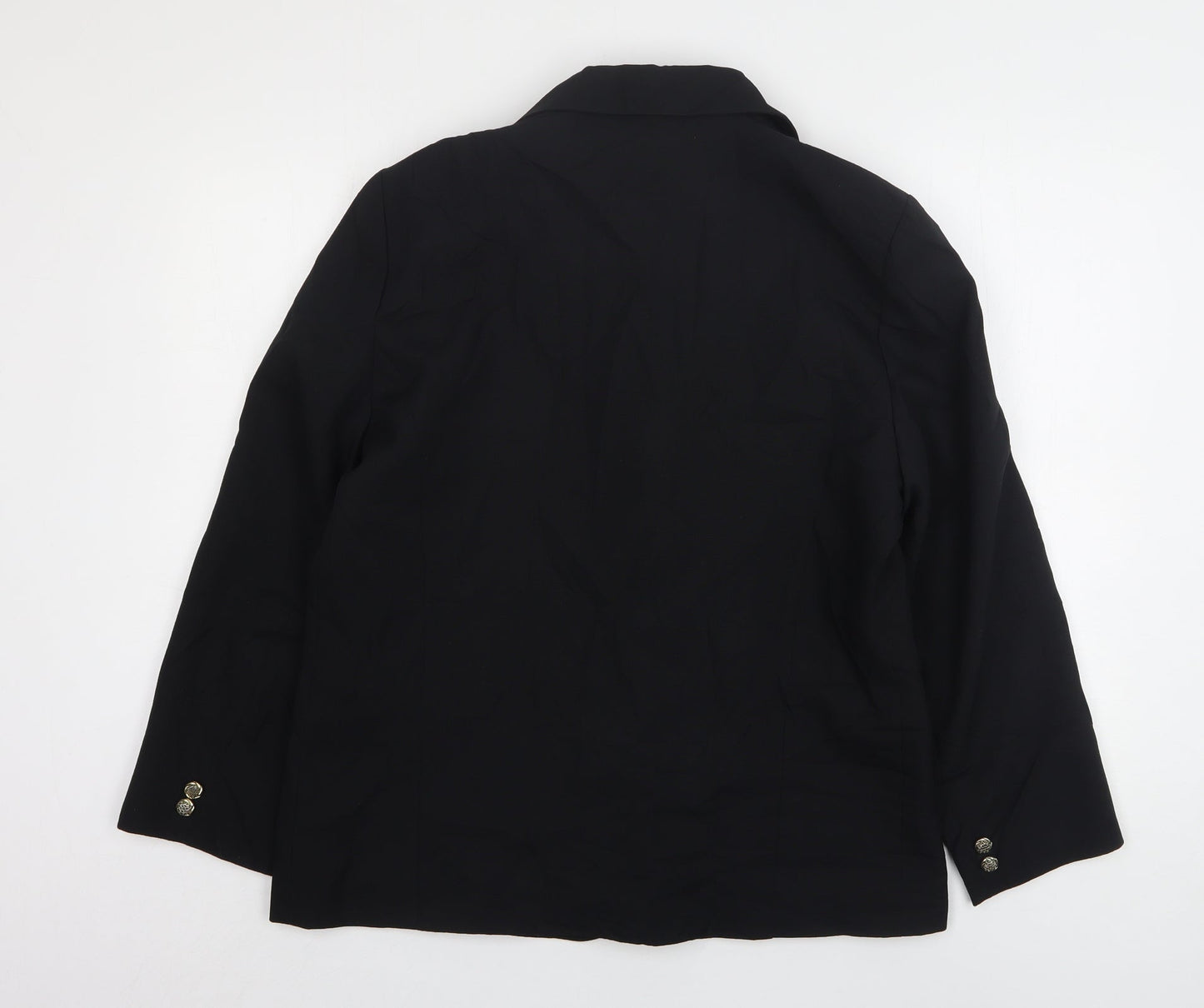 Debenhams  Womens Black  Polyester Jacket Suit Jacket Size 14