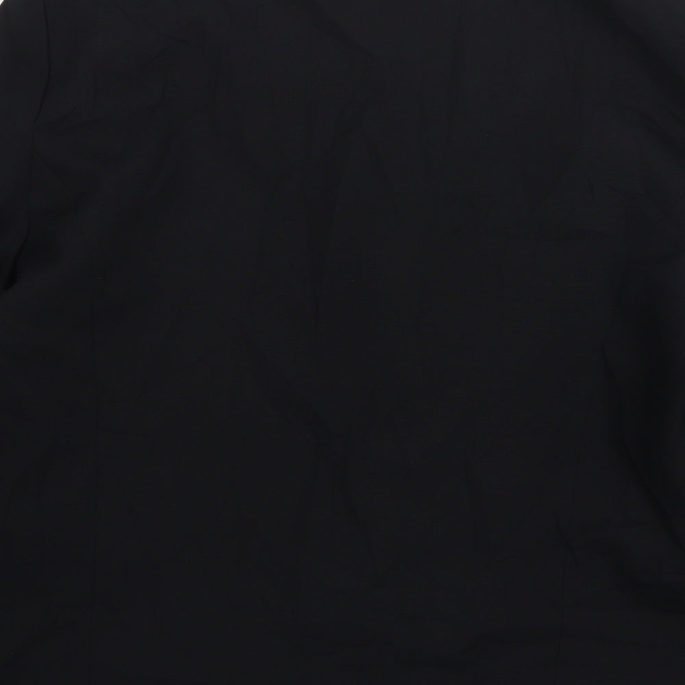 Debenhams  Womens Black  Polyester Jacket Suit Jacket Size 14