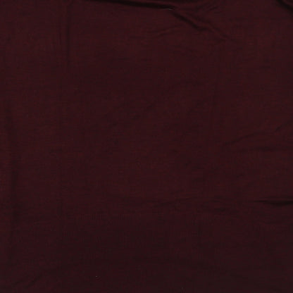 H&M Womens Red  Viscose Pullover Sweatshirt Size S