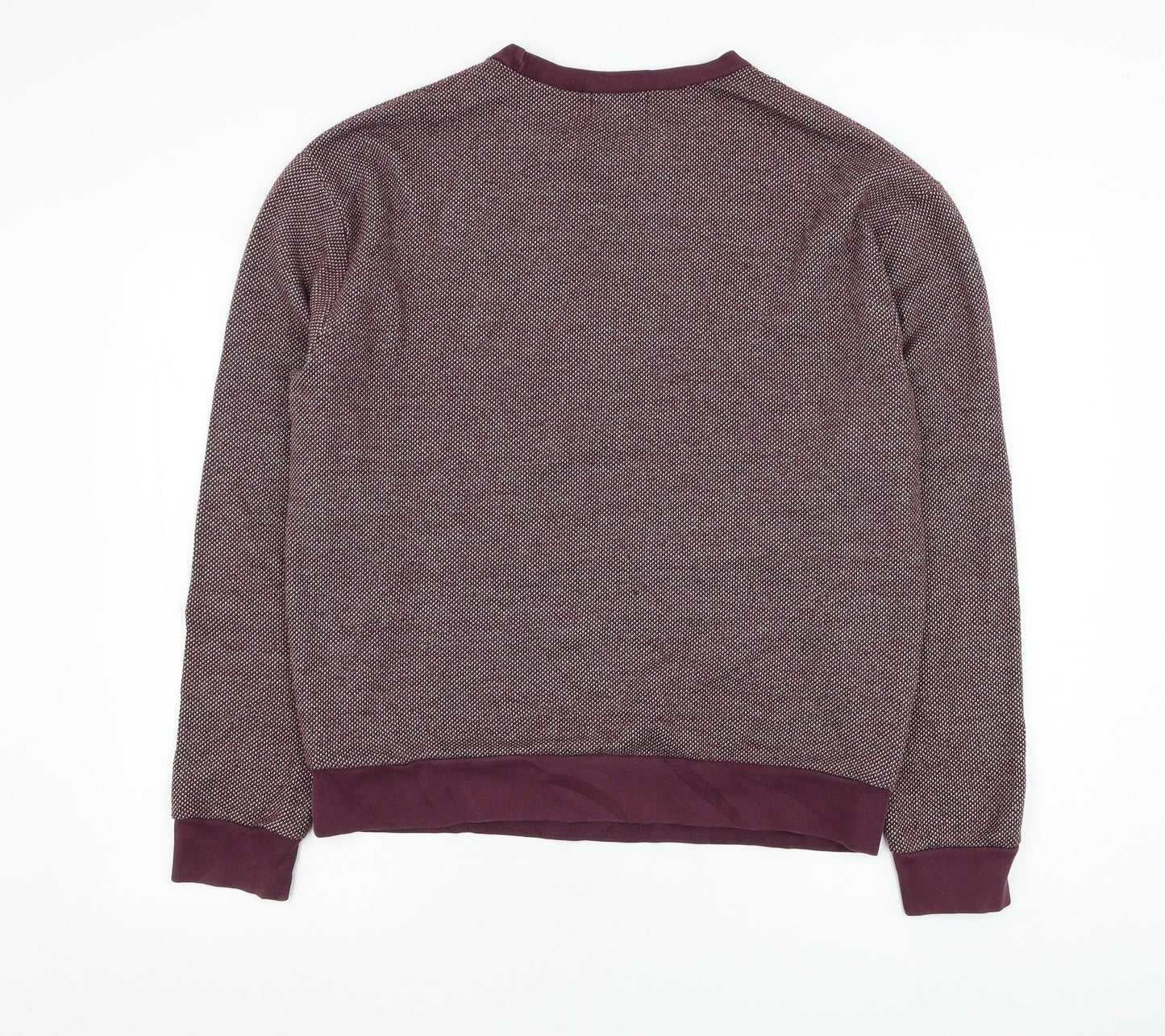 Topman Mens Purple  Polyester Pullover Sweatshirt Size S