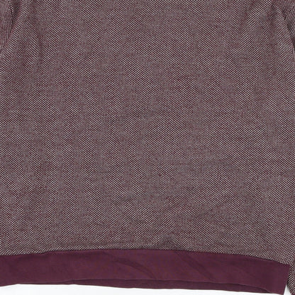 Topman Mens Purple  Polyester Pullover Sweatshirt Size S