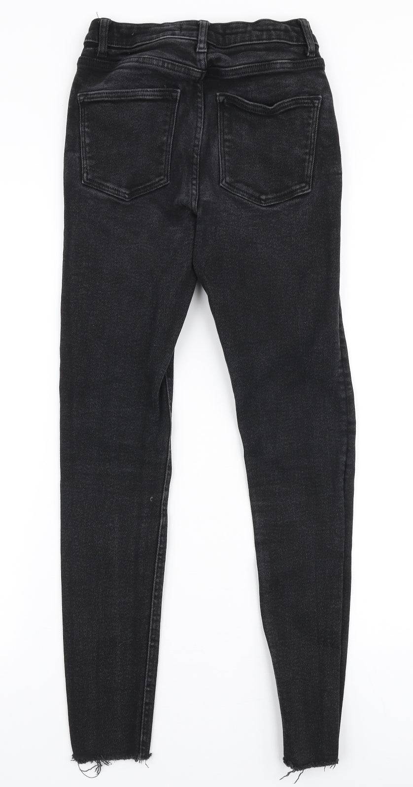 Denim Co Womens Black  Cotton Skinny Jeans Size 8 L27 in Slim Button