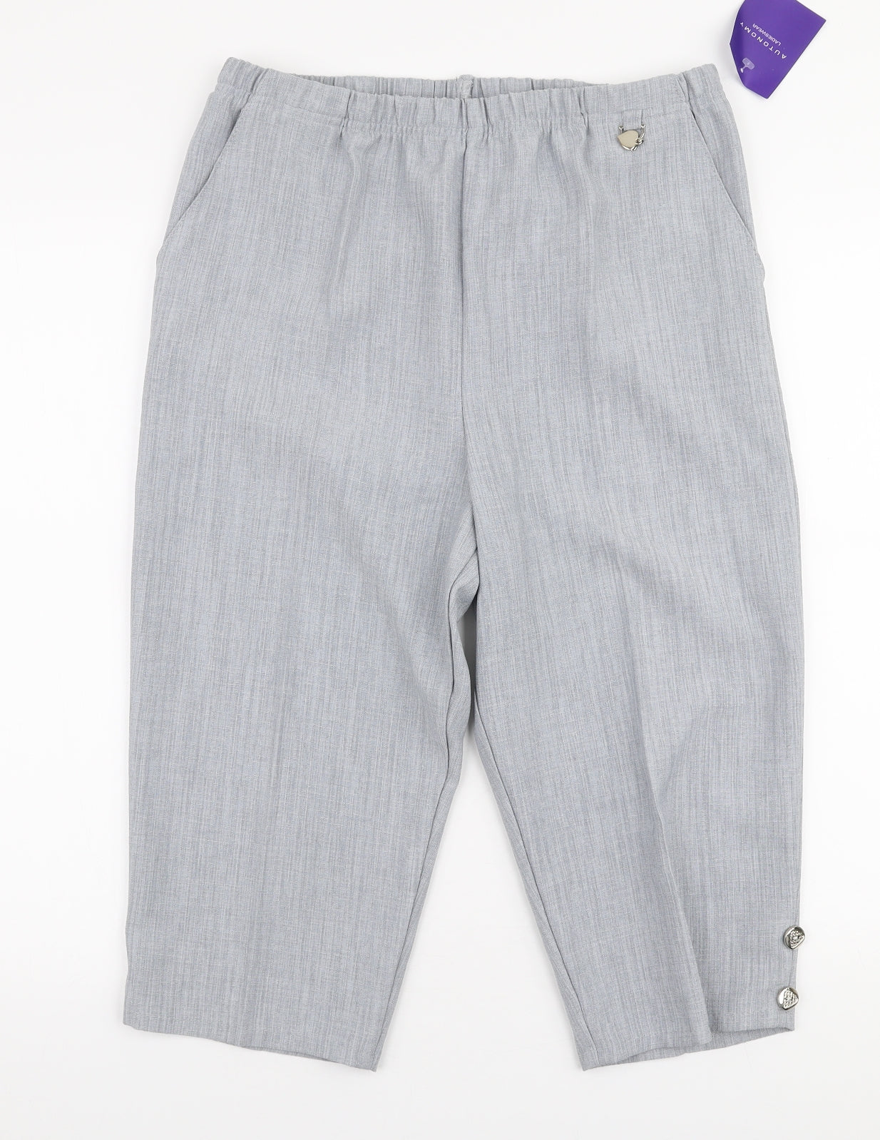 Autonomy Womens Grey  Polyester Trousers  Size M L20 in Regular