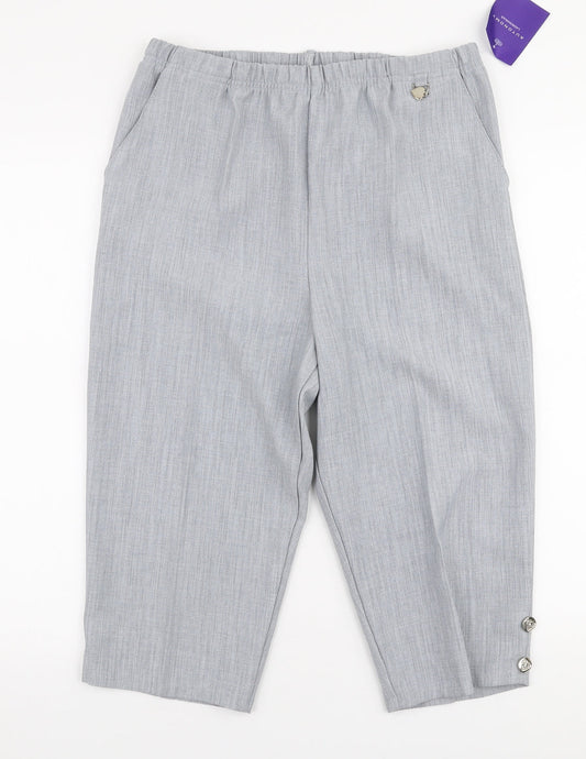 Autonomy Womens Grey  Polyester Trousers  Size M L20 in Regular